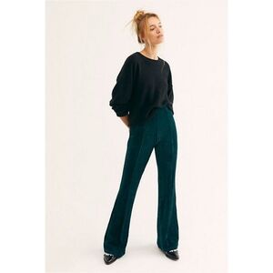 Free People Slim Pull-On Velvet Pants Nwot
